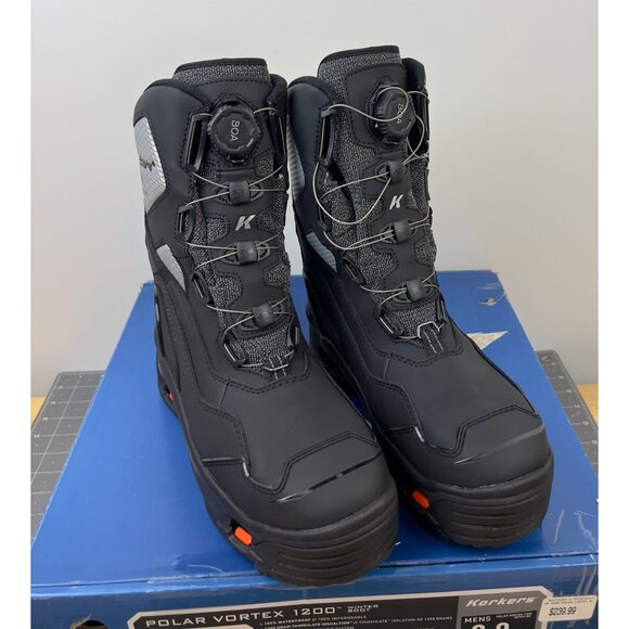 Korkers Men's Polar Vortex BOA Waterproof Insulated Boots, 1200 Gram New - Picture 7 of 13